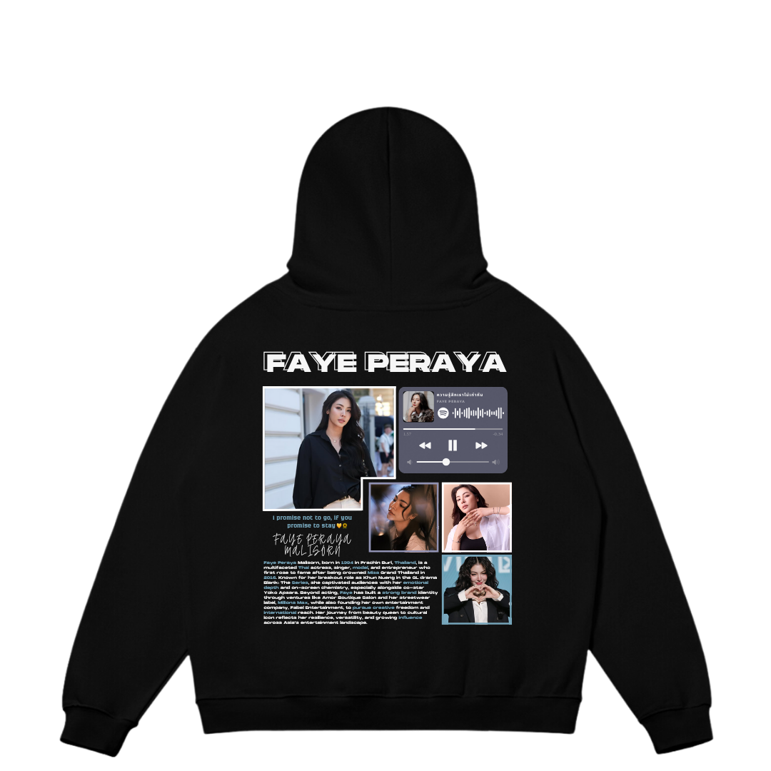 VISTELLA™ Kişiye Özel Oversize Faye Peraya Hoodie