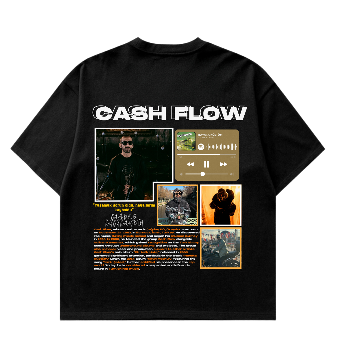 VISTELLA™ Kişiye Özel Oversize Cash Flow T-shirt