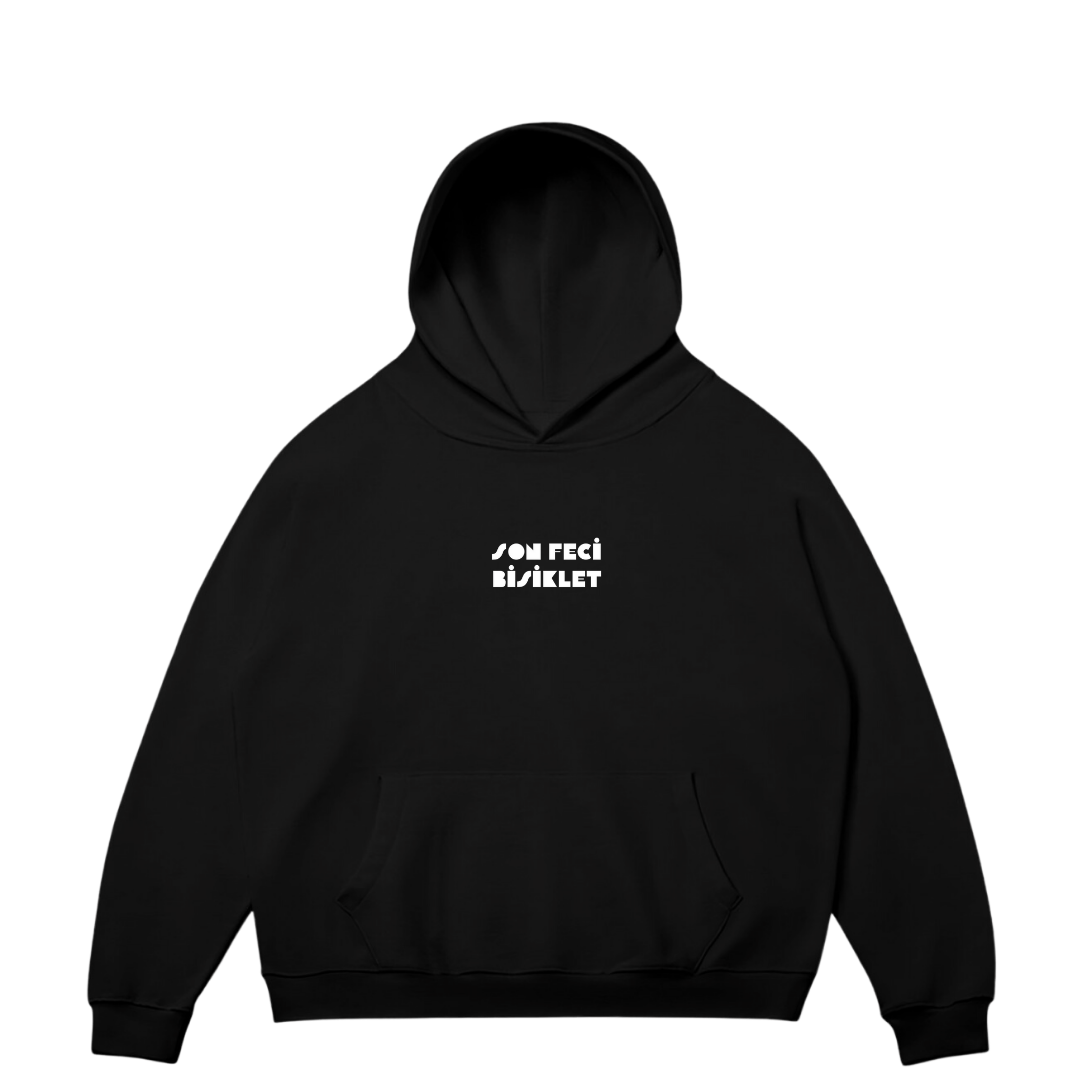 VISTELLA™ Kişiye Özel Oversize Son Feci Bisiklet Hoodie
