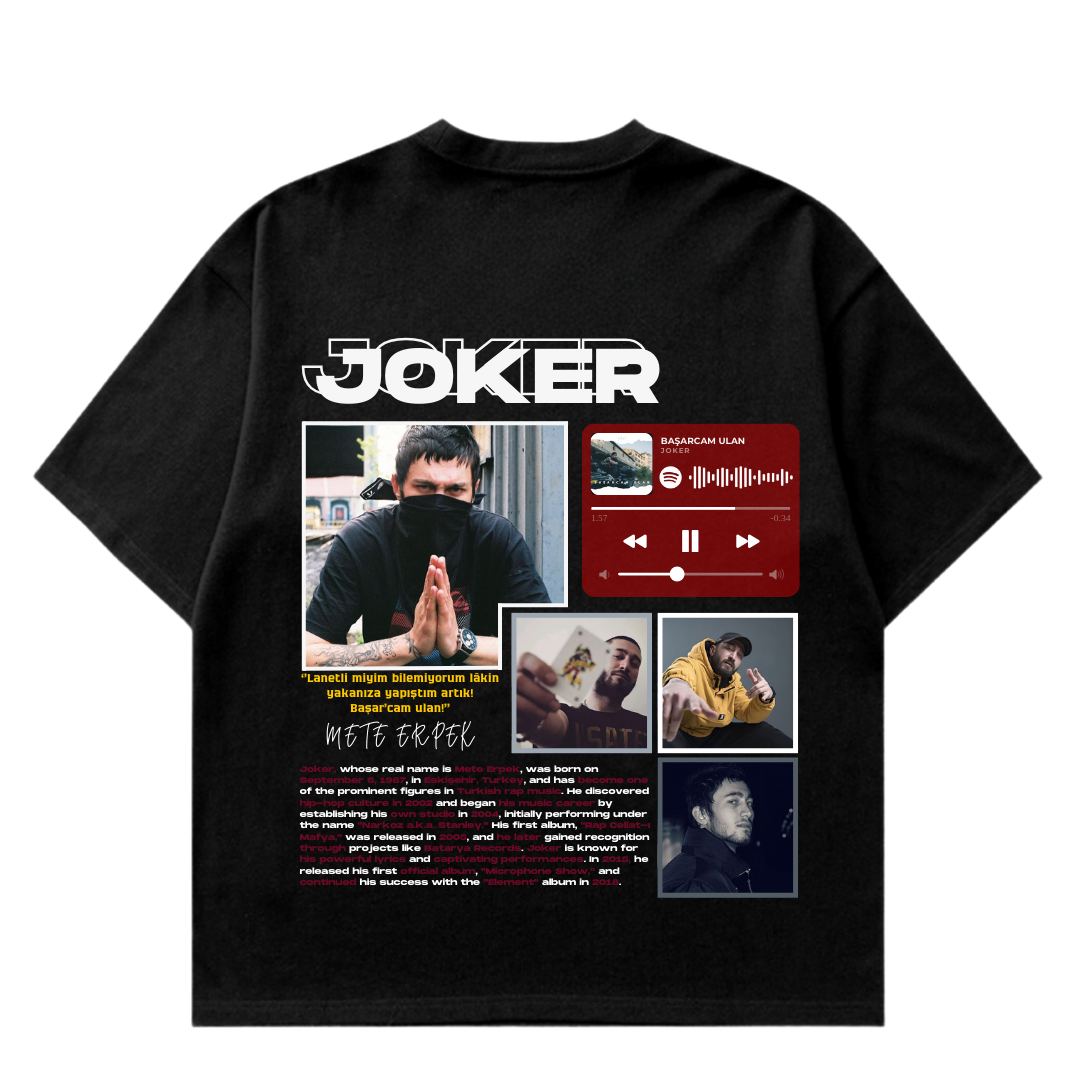 VISTELLA™ Kişiye Özel Oversize Joker T-shirt
