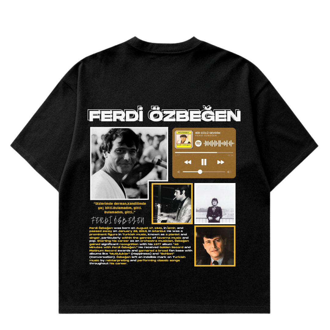 VISTELLA™ Kişiye Özel Oversize Ferdi Özbeğen T-shirt