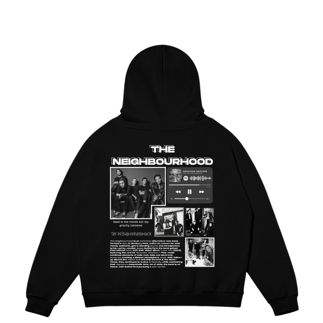 VISTELLA™ Kişiye Özel Oversize The Neighbourhood Hoodie
