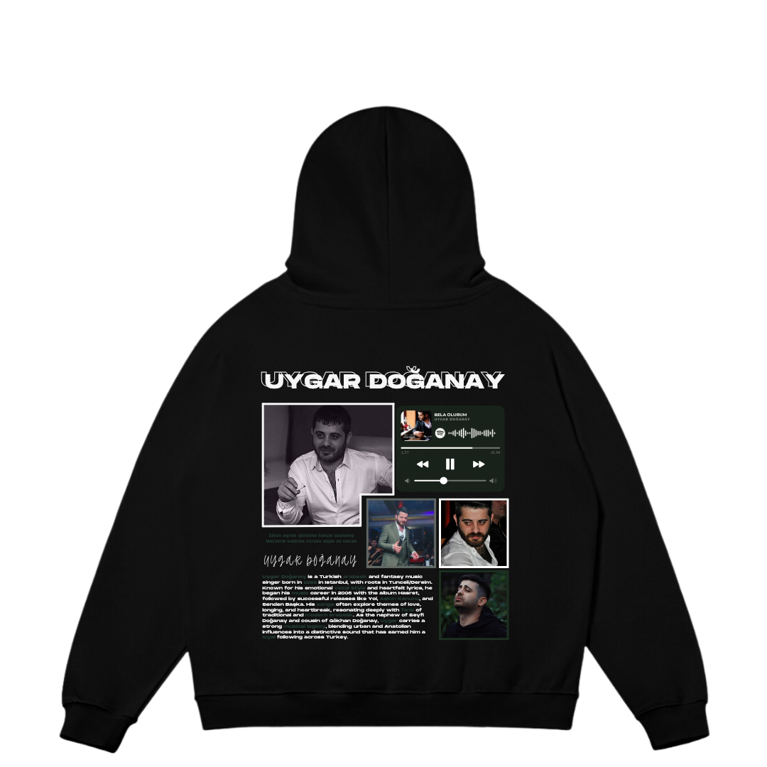 VISTELLA™ Kişiye Özel Oversize Uygar Doğanay Hoodie