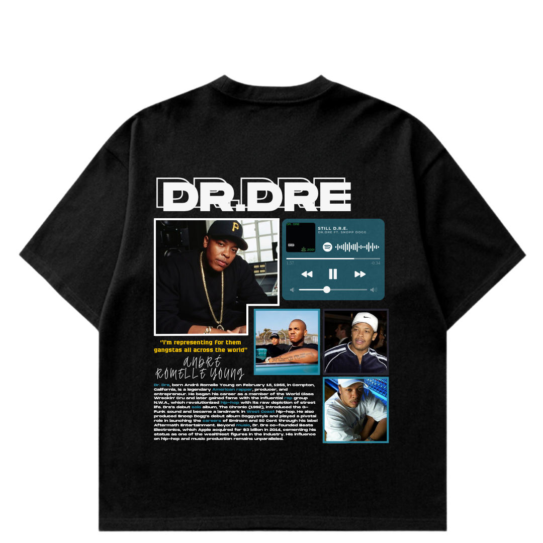 VISTELLA™ Kişiye Özel Oversize Dr.Dre T-shirt
