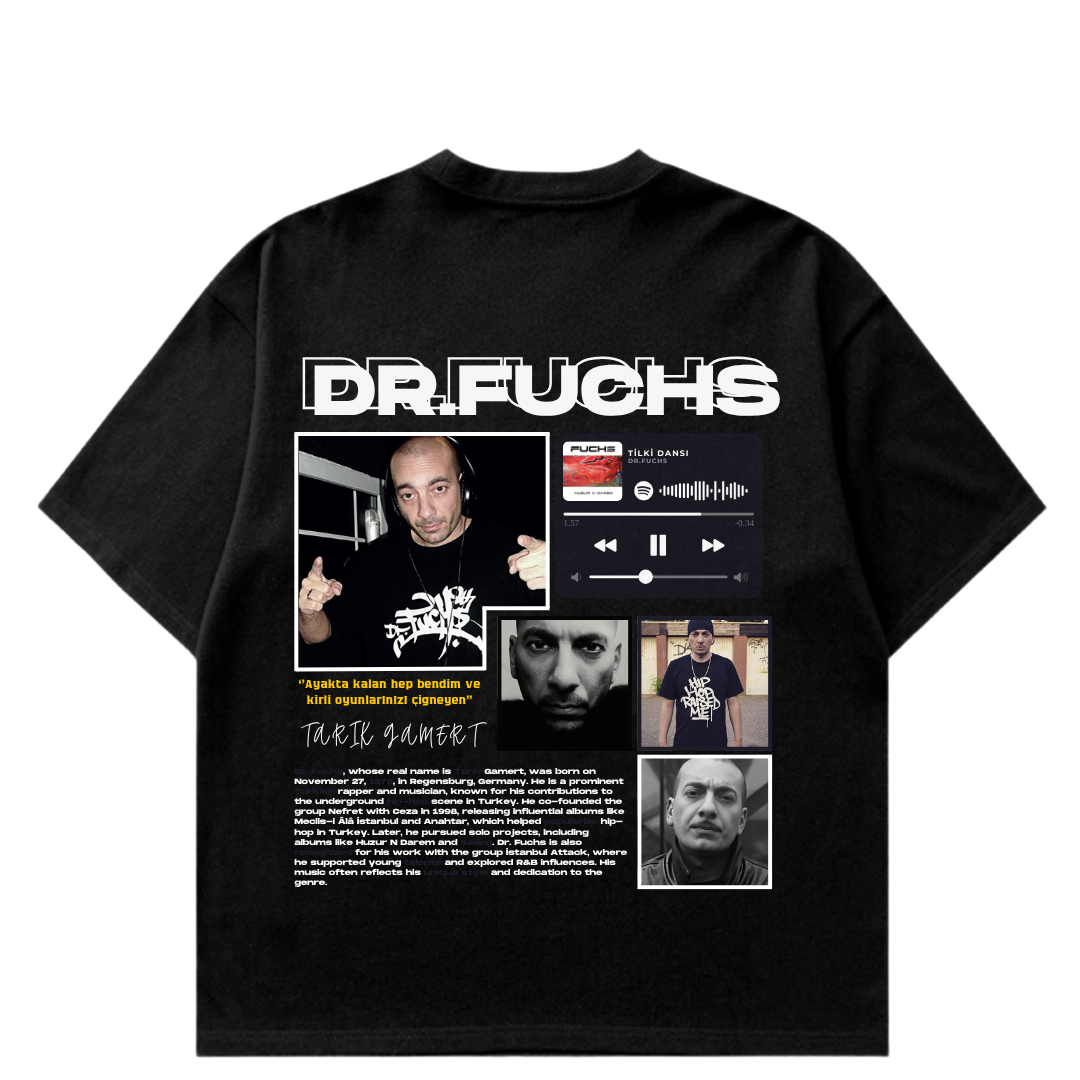 VISTELLA™ Kişiye Özel Oversize Dr.Fuchs T-shirt