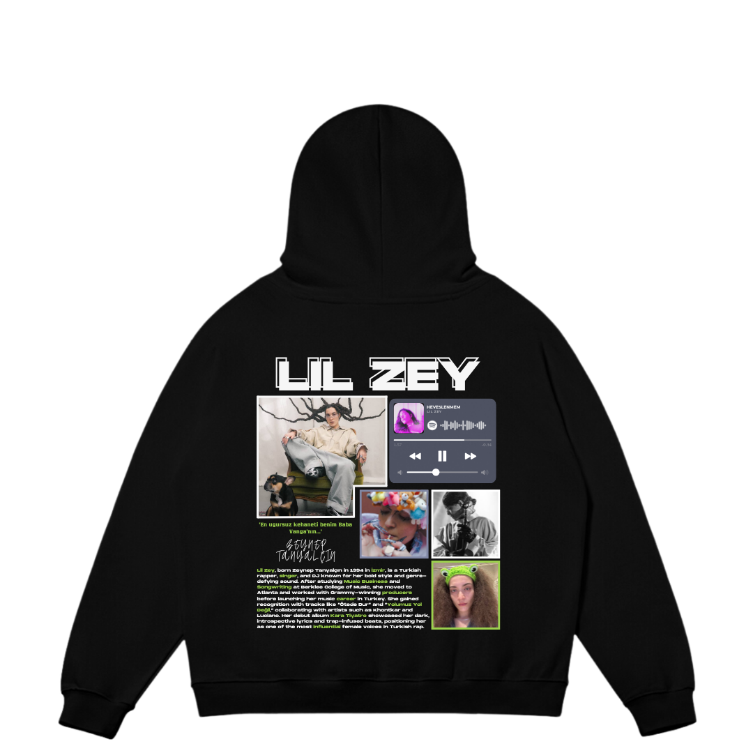 VISTELLA™ Kişiye Özel Oversize Lil Zey Hoodie