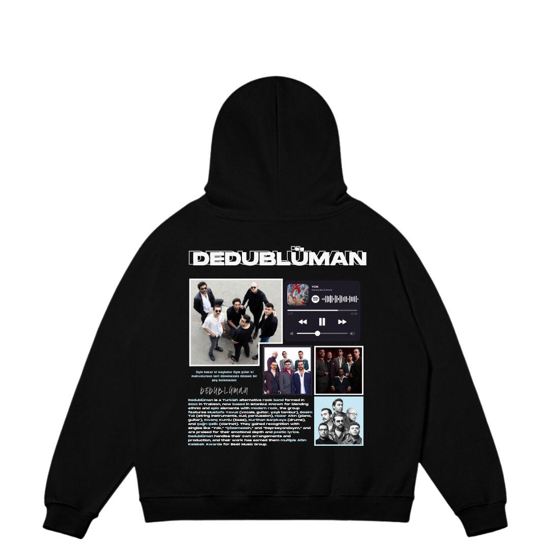 VISTELLA™ Kişiye Özel Oversize Dedublüman Hoodie