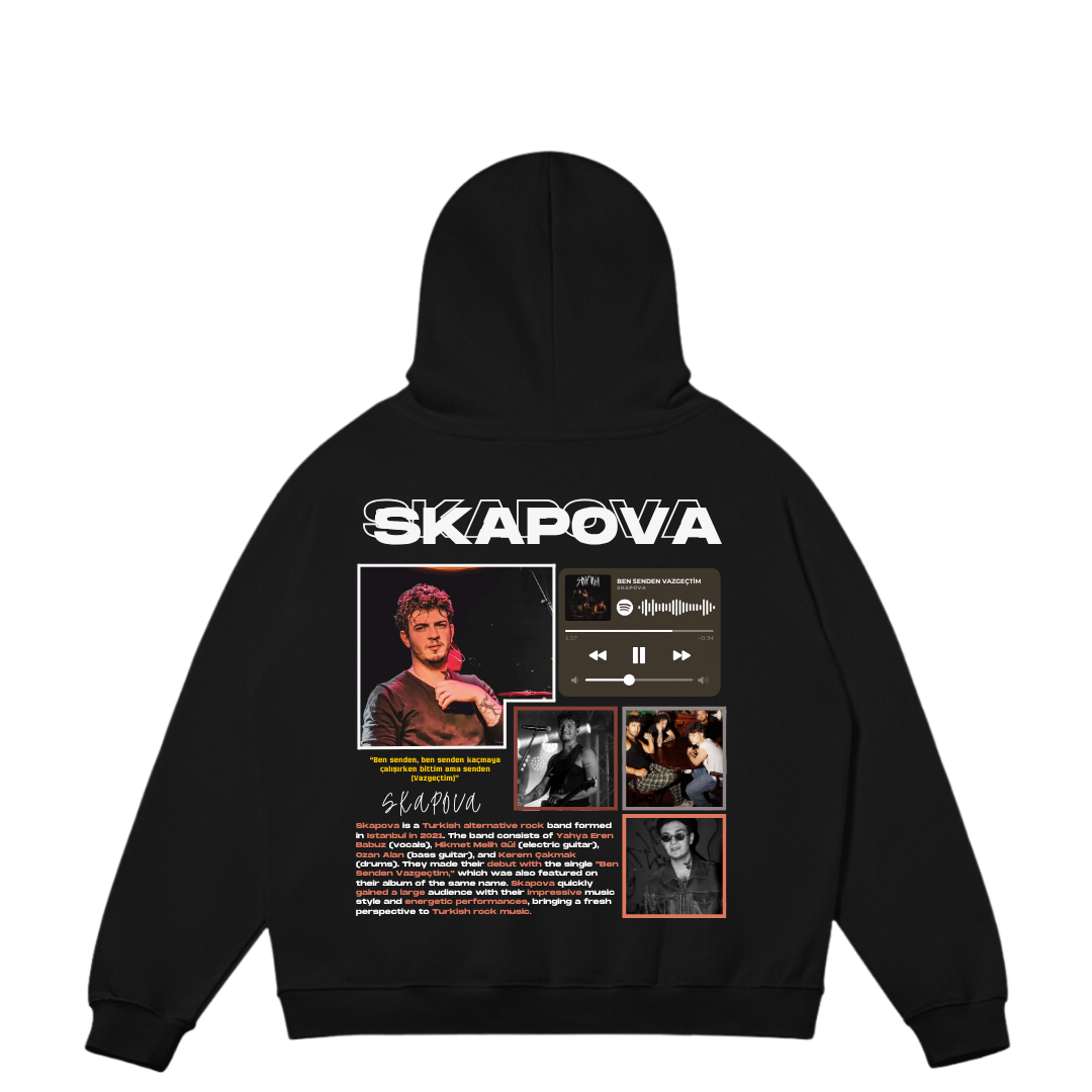 VISTELLA™ Kişiye Özel Oversize Skapova Hoodie