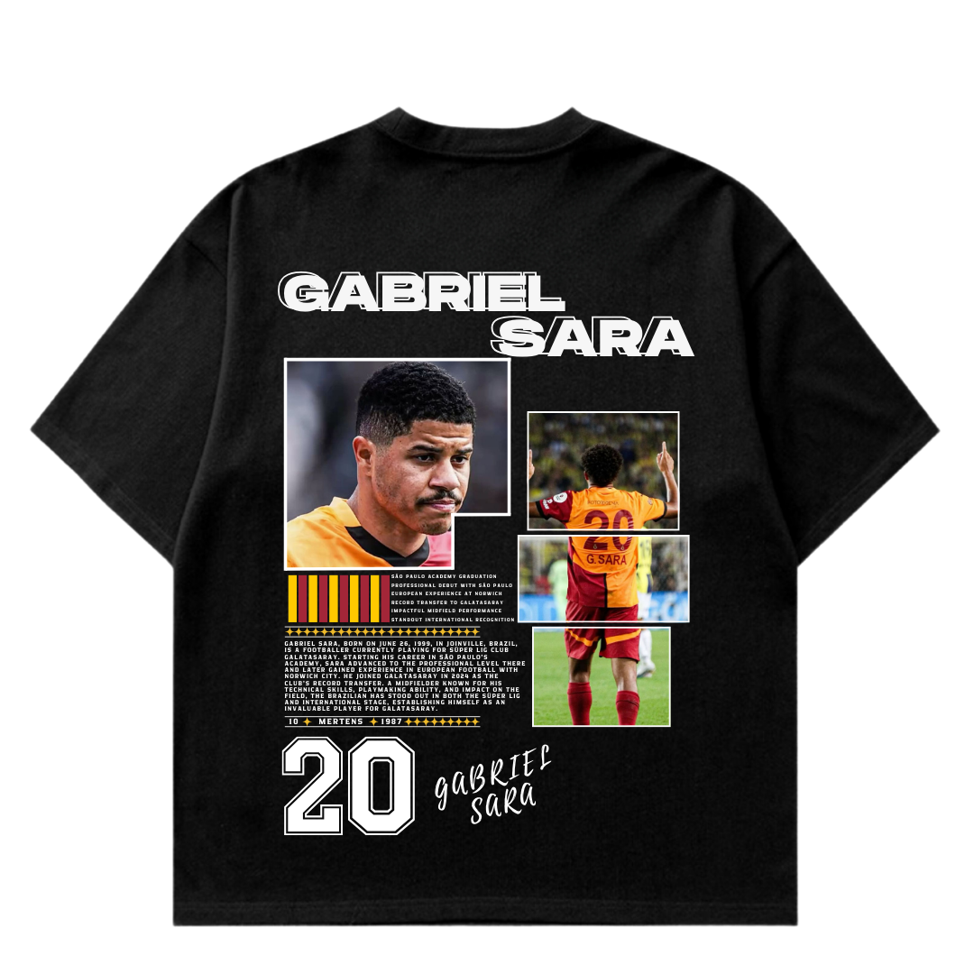 VISTELLA™ Kişiye Özel Oversize Gabriel Sara T-shirt