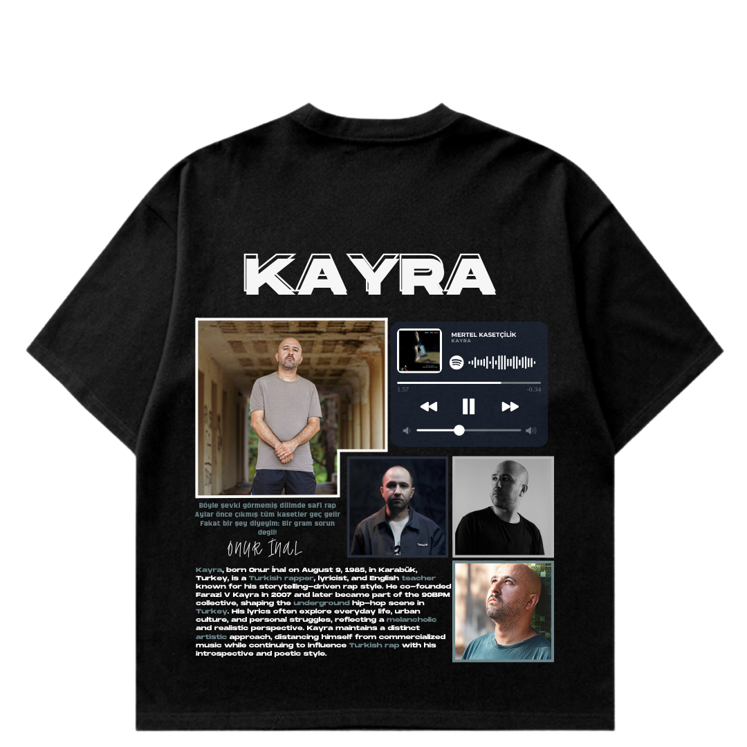VISTELLA™ Kişiye Özel Oversize Kayra T-shirt