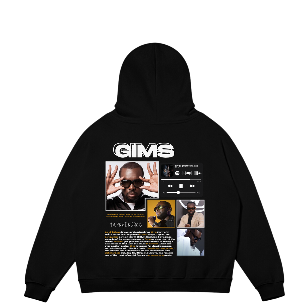 VISTELLA™ Kişiye Özel Oversize Gims Hoodie