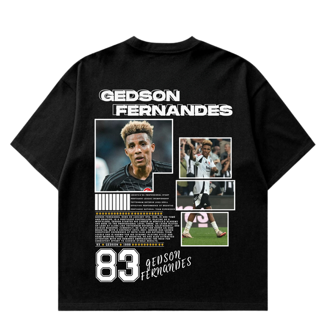VISTELLA™ Kişiye Özel Oversize Gedson Fernandes T-shirt