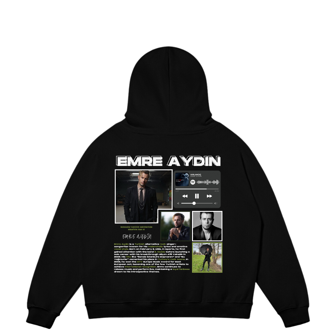 VISTELLA™ Kişiye Özel Oversize Emre Aydın Hoodie