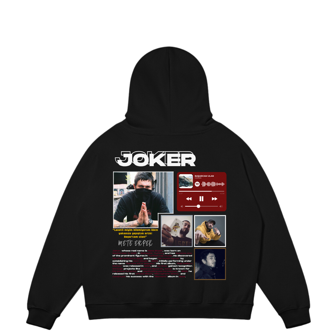 VISTELLA™ Kişiye Özel Oversize Joker Hoodie