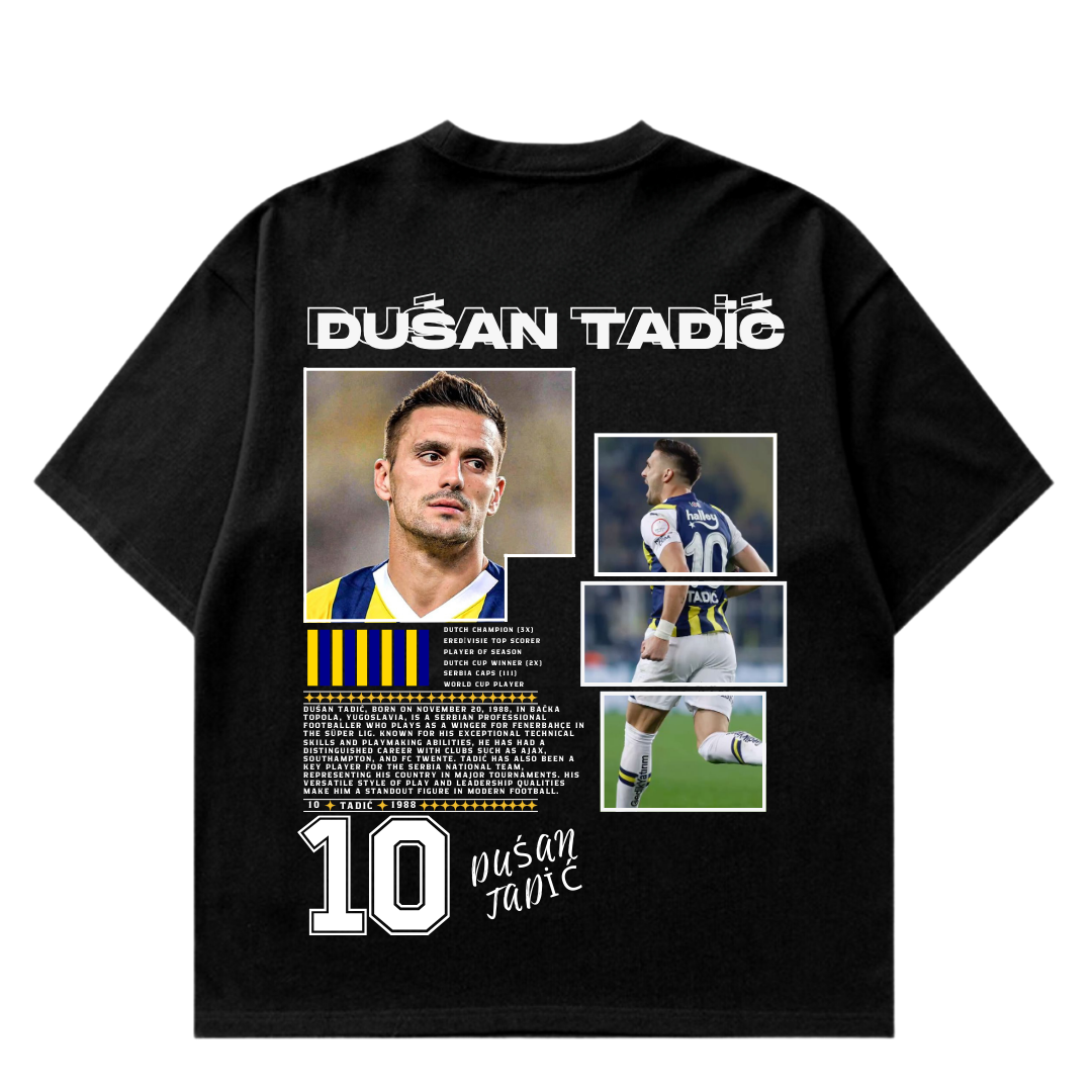 VISTELLA™ Kişiye Özel Oversize Dusan Tadic T-shirt