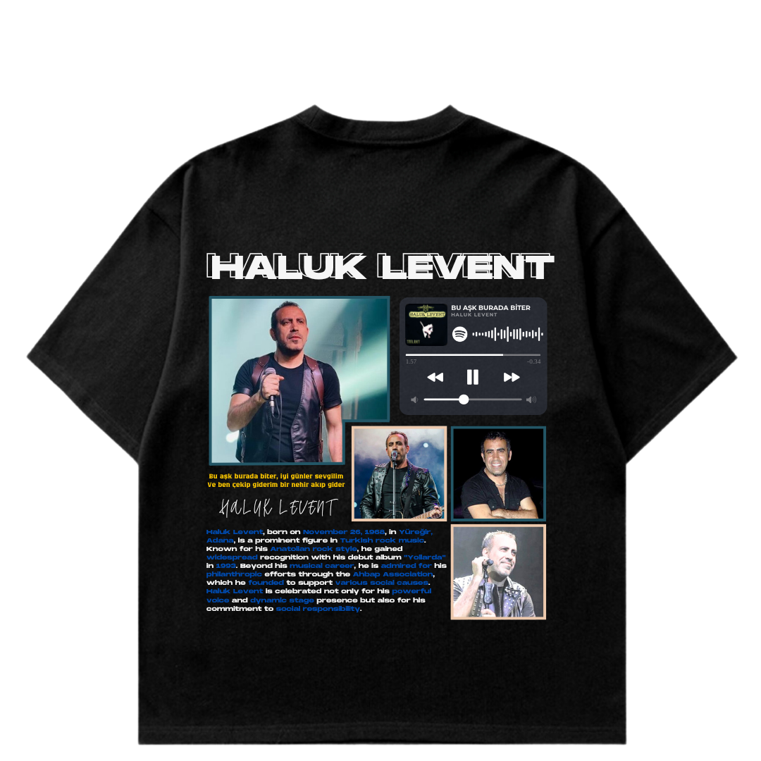 VISTELLA™ Kişiye Özel Oversize Haluk Levent T-shirt