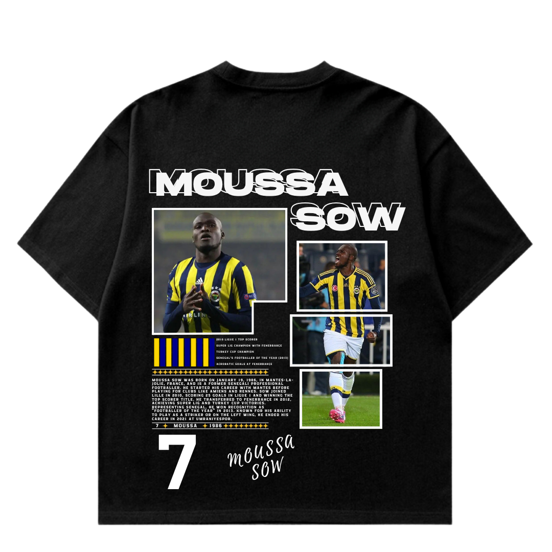 VISTELLA™ Kişiye Özel Oversize Moussa Sow T-shirt