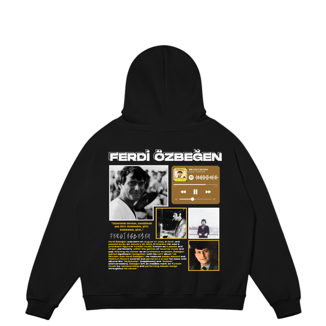 VISTELLA™ Kişiye Özel Oversize Ferdi Özbeğen Hoodie