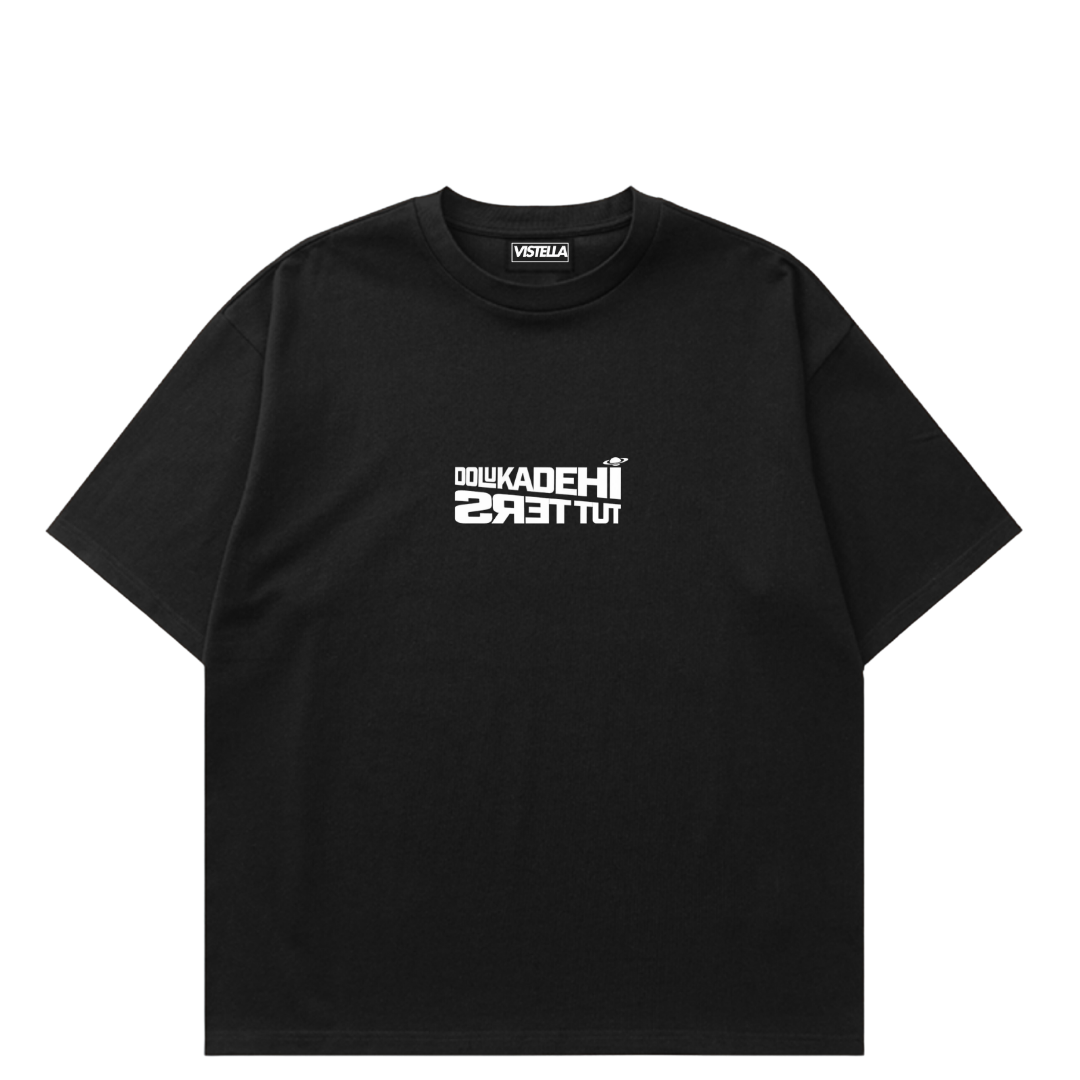 VISTELLA™ Kişiye Özel Oversize Dolu Kadehi Ters Tut T-shirt