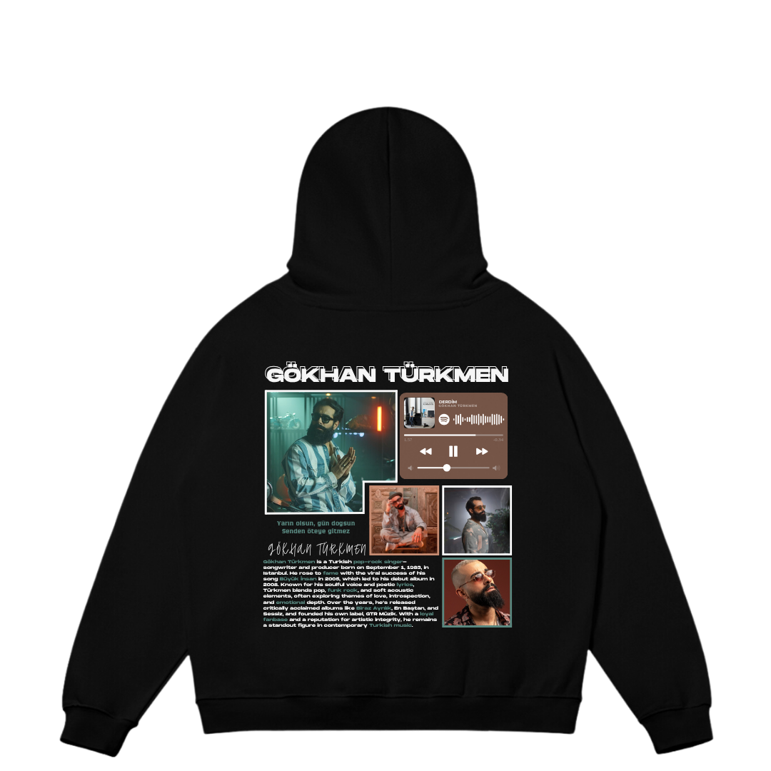 VISTELLA™ Kişiye Özel Oversize Gökhan Türkmen Hoodie