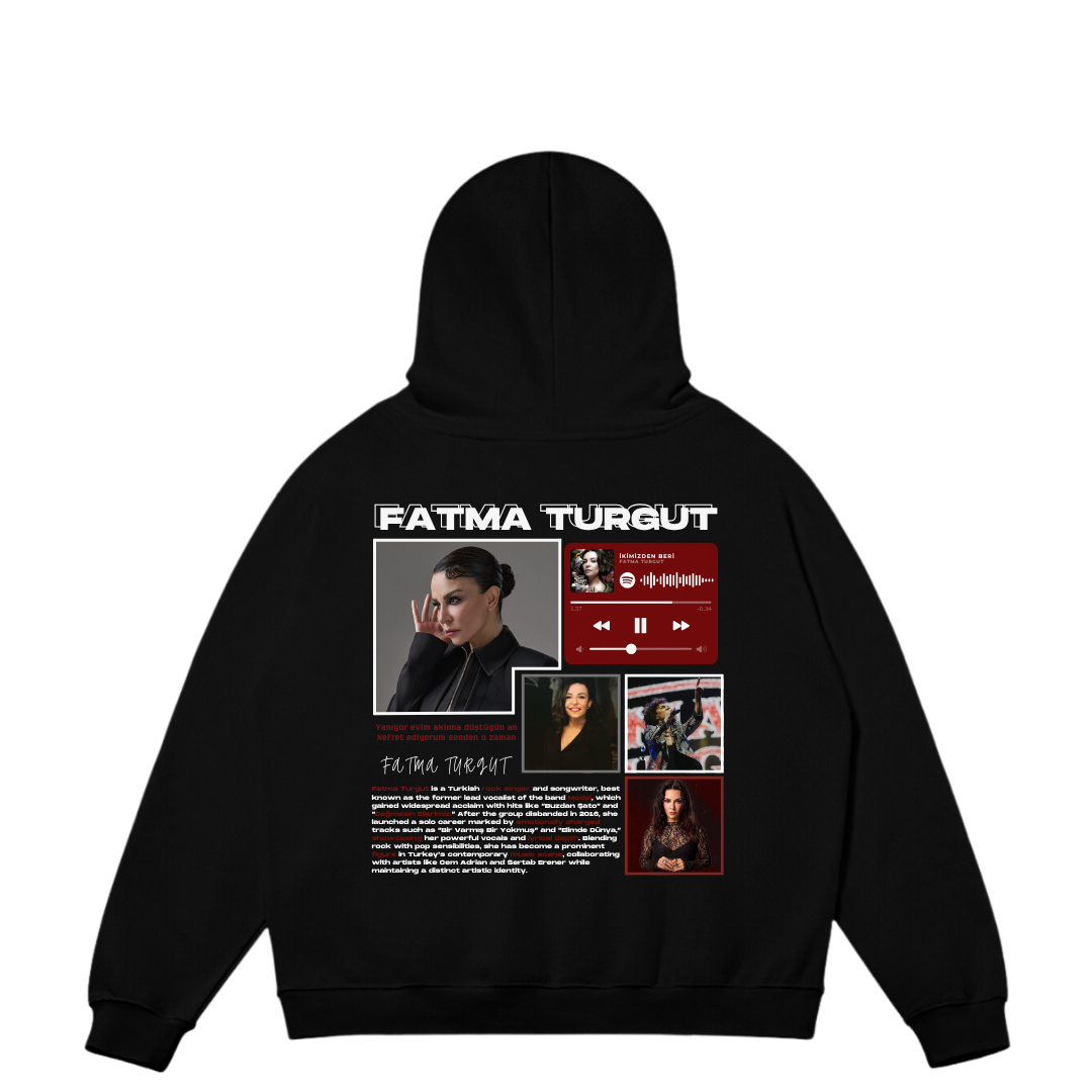 VISTELLA™ Kişiye Özel Oversize Fatma Turgut Hoodie