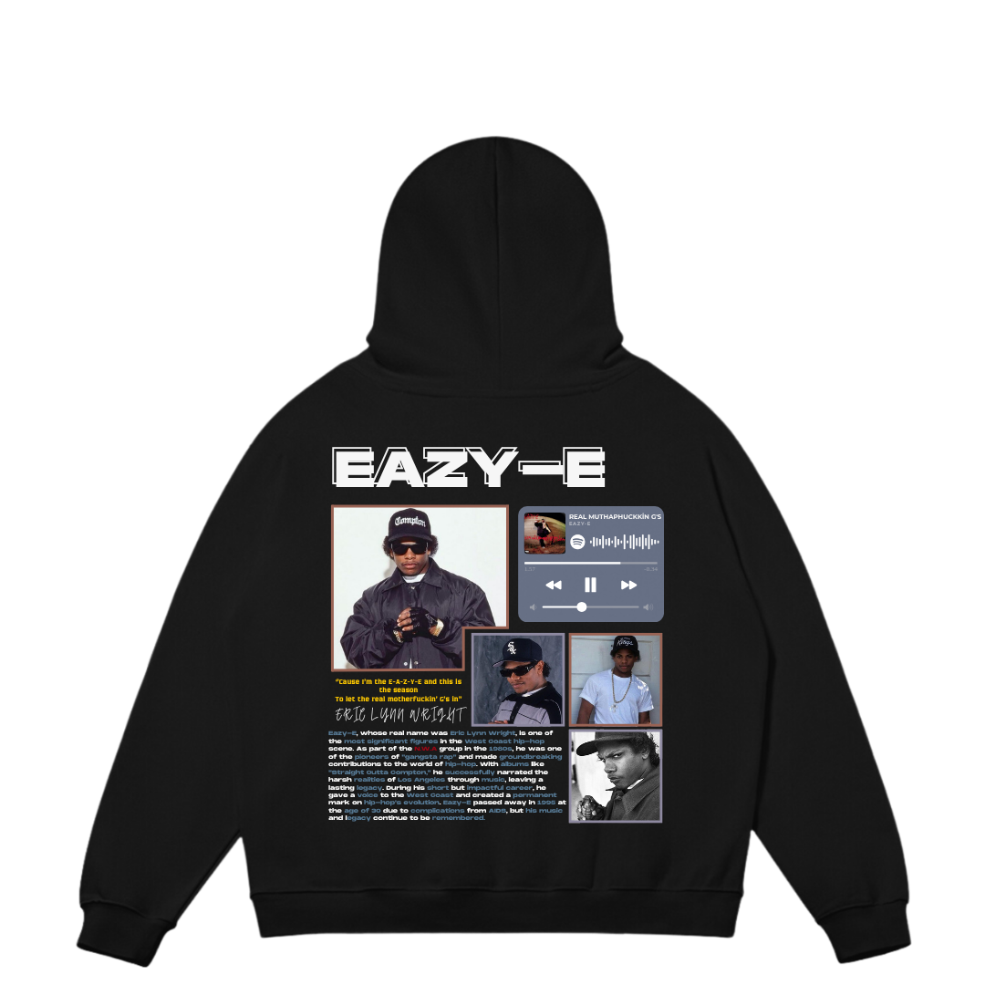 VISTELLA™ Kişiye Özel Oversize Eazy-E Hoodie