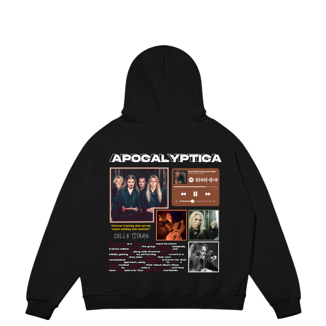 VISTELLA™ Kişiye Özel Oversize Apocal Yptica Hoodie