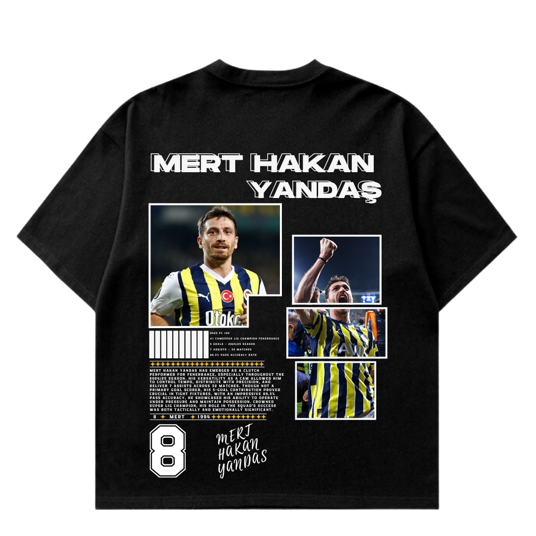 VISTELLA™ Kişiye Özel Oversize Mert Hakan Yandaş T-shirt