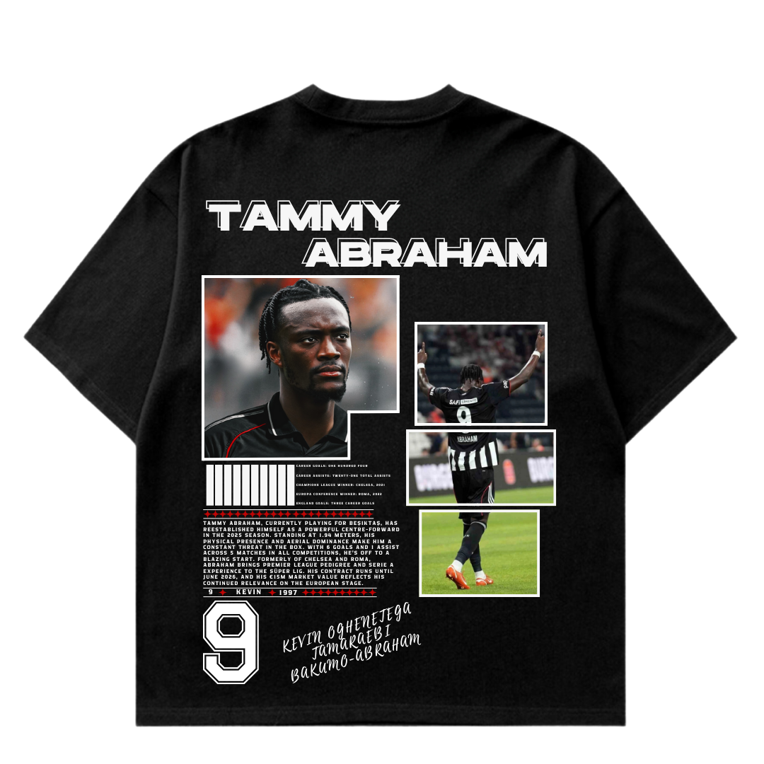 VISTELLA™ Kişiye Özel Oversize Tammy Abraham T-shirt