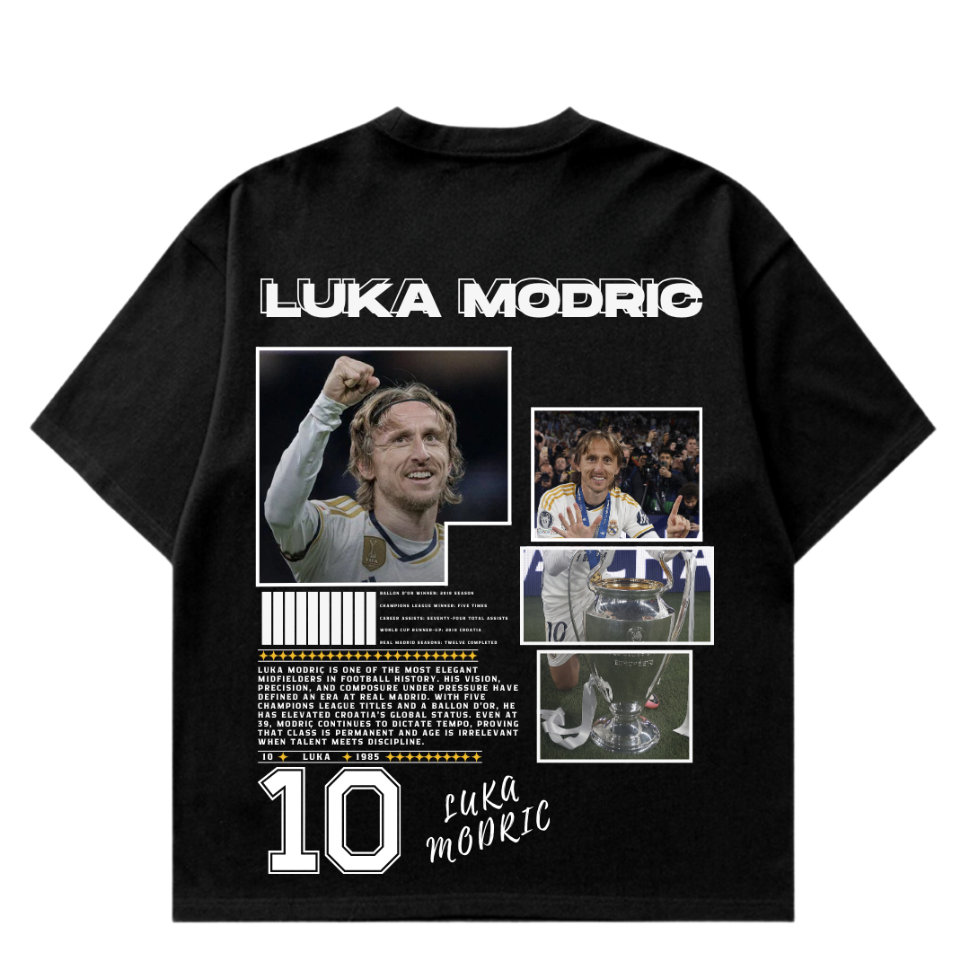 VISTELLA™ Kişiye Özel Oversize Luka Modric T-shirt