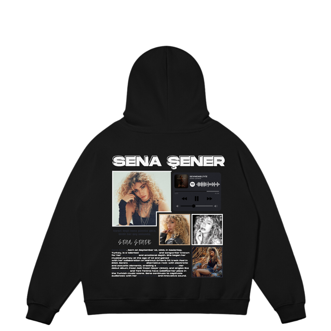 VISTELLA™ Kişiye Özel Oversize Sena Şener Hoodie