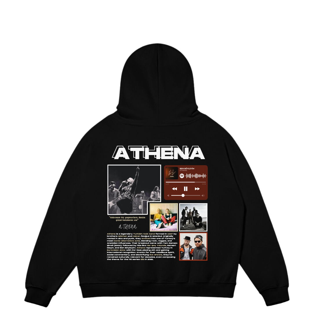 VISTELLA™ Kişiye Özel Oversize Athena Hoodie