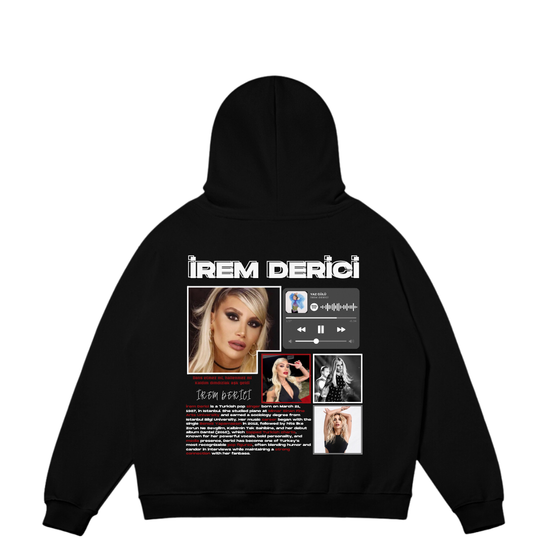 VISTELLA™ Kişiye Özel Oversize İrem Derici Hoodie