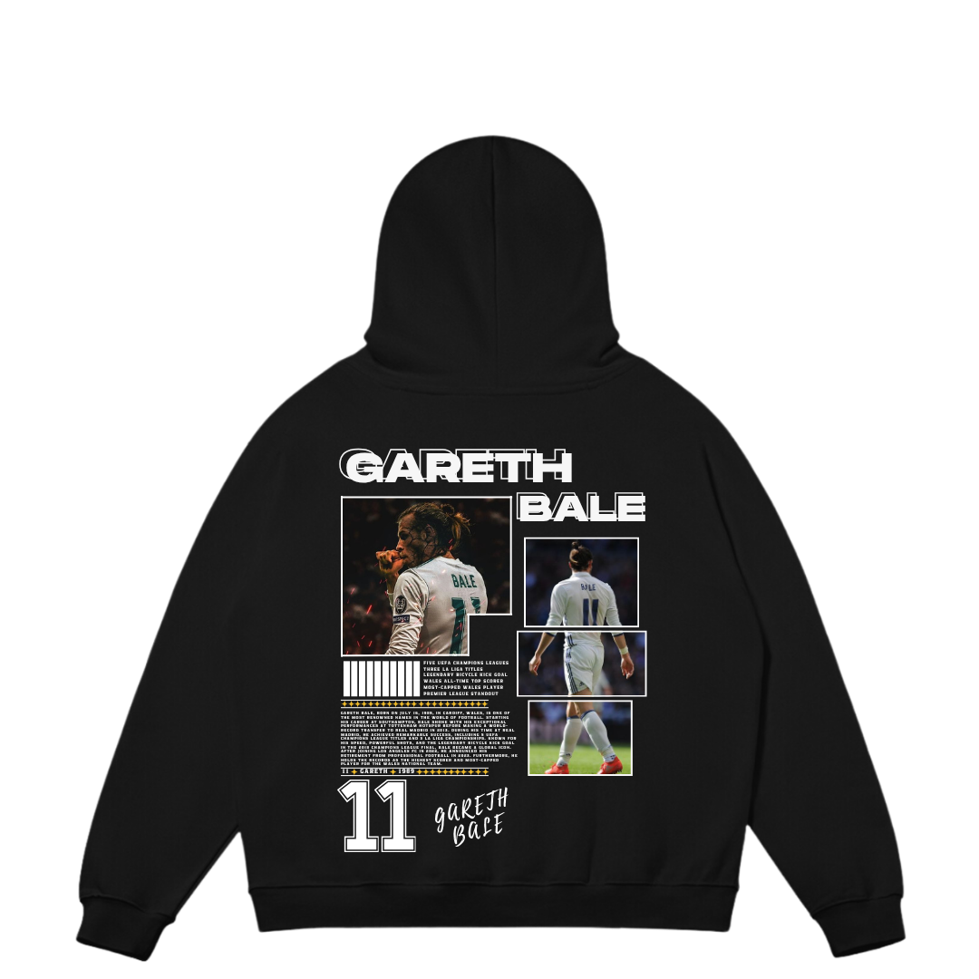 VISTELLA™ Kişiye Özel Oversize Gareth Bale Hoodie