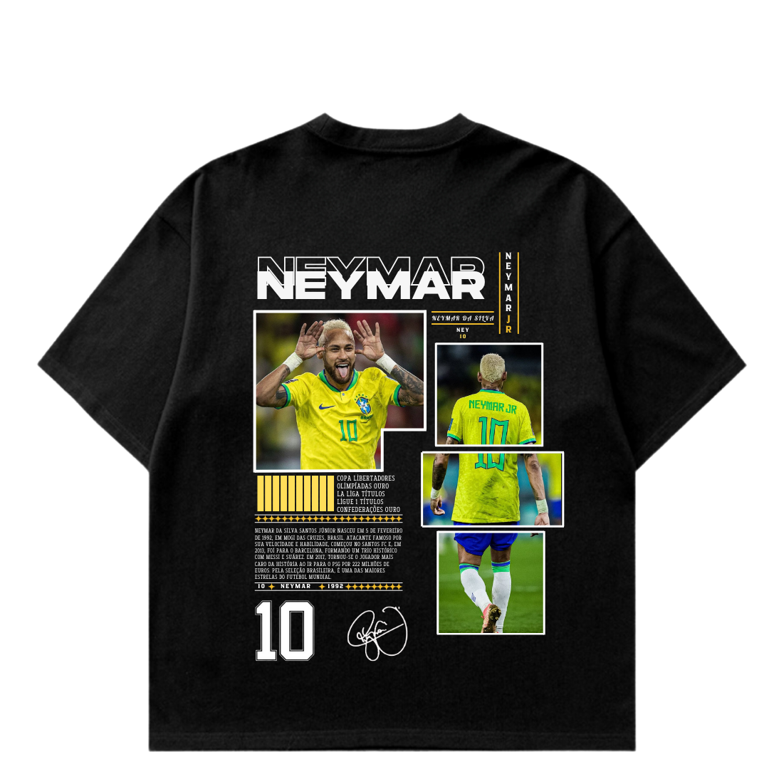 VISTELLA™ Kişiye Özel Oversize Neymar T-shirt