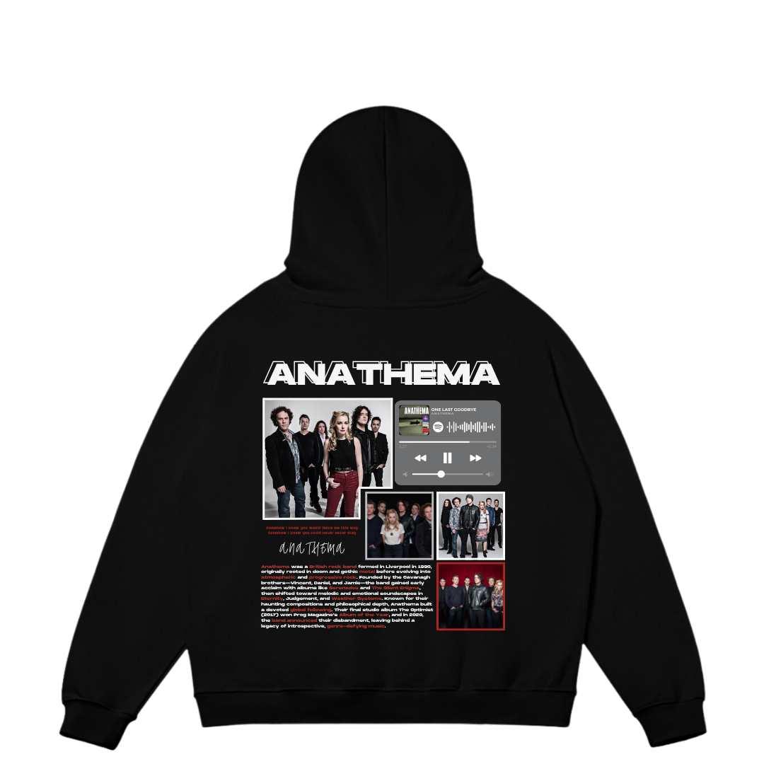 VISTELLA™ Kişiye Özel Oversize Anathema Hoodie