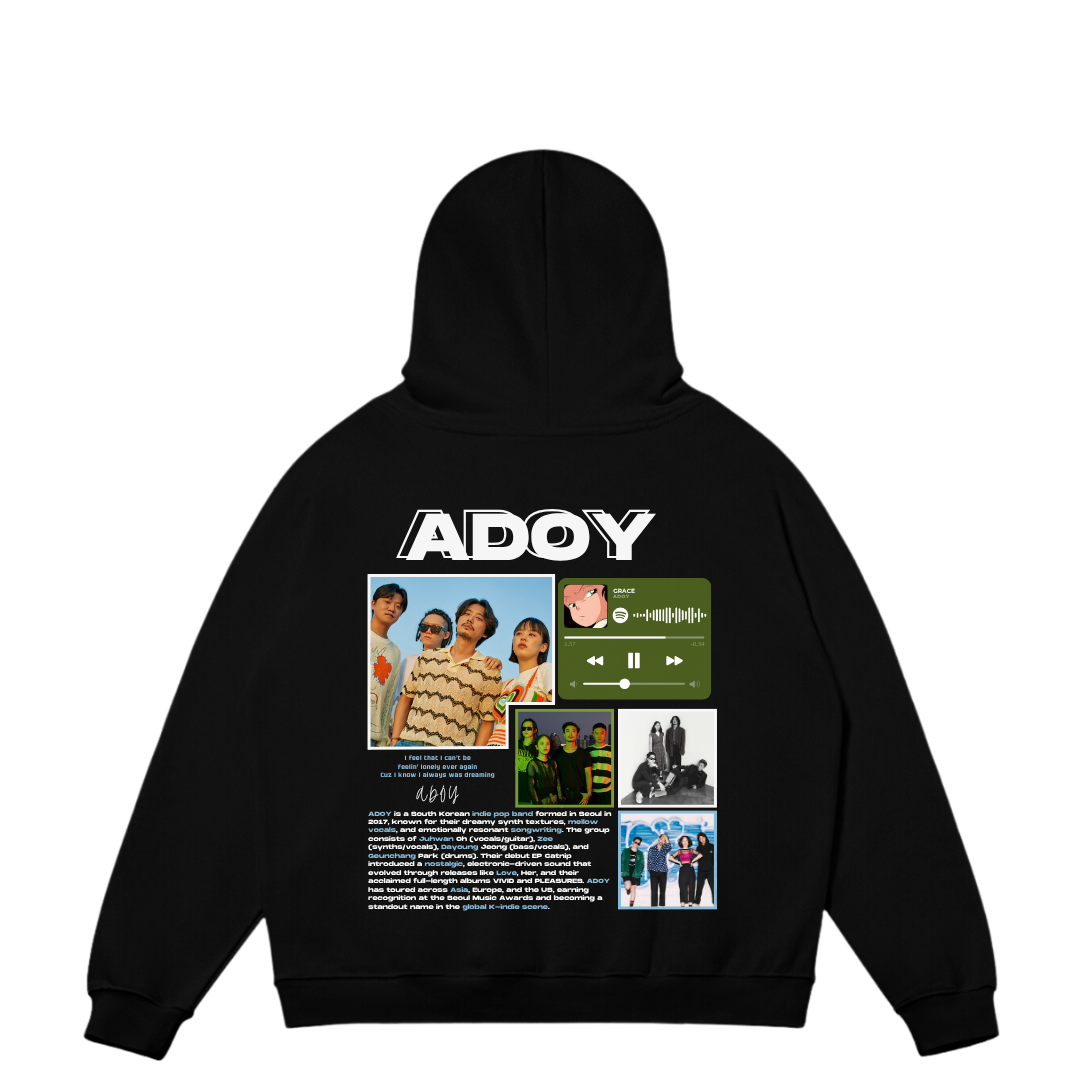 VISTELLA™ Kişiye Özel Oversize Adoy Hoodie