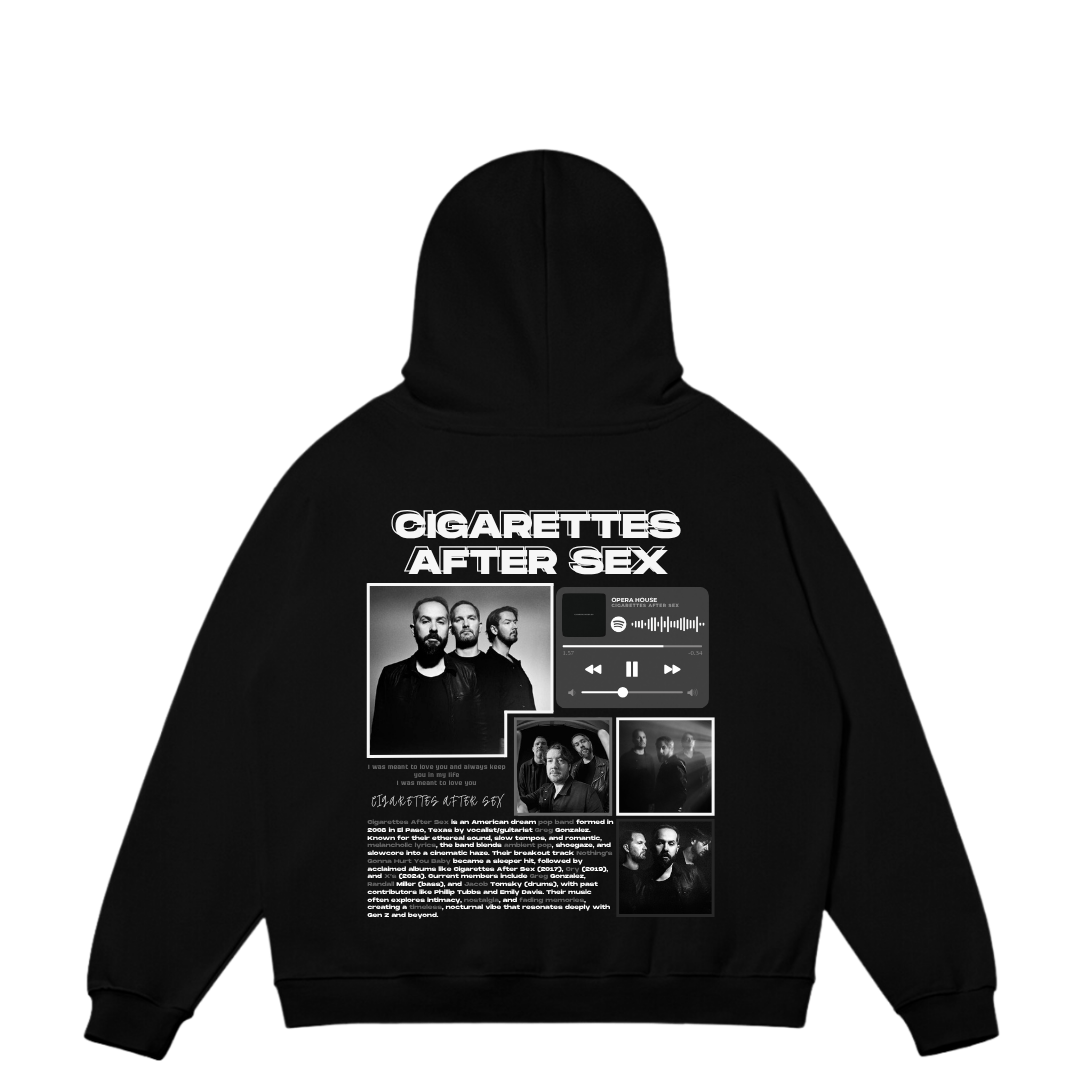 VISTELLA™ Kişiye Özel Oversize Cigarettes After Sex  Hoodie