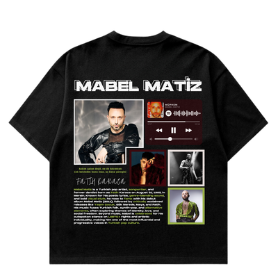 VISTELLA™ Kişiye Özel Oversize Mabel Matiz T-shirt