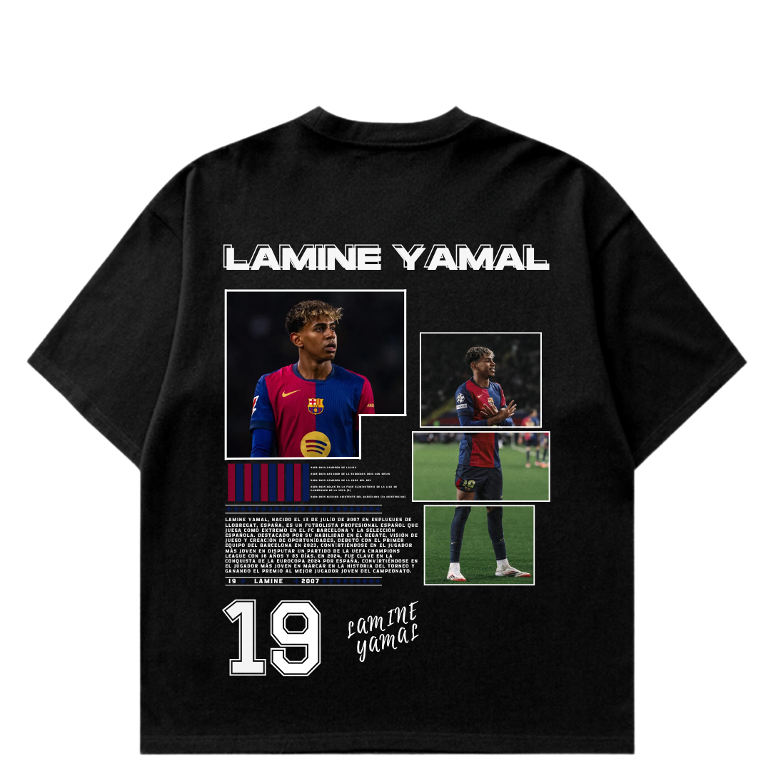VISTELLA™ Kişiye Özel Oversize Lamine Yamal T-shirt