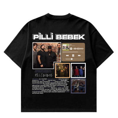 VISTELLA™ Kişiye Özel Oversize Pilli Bebek T-shirt