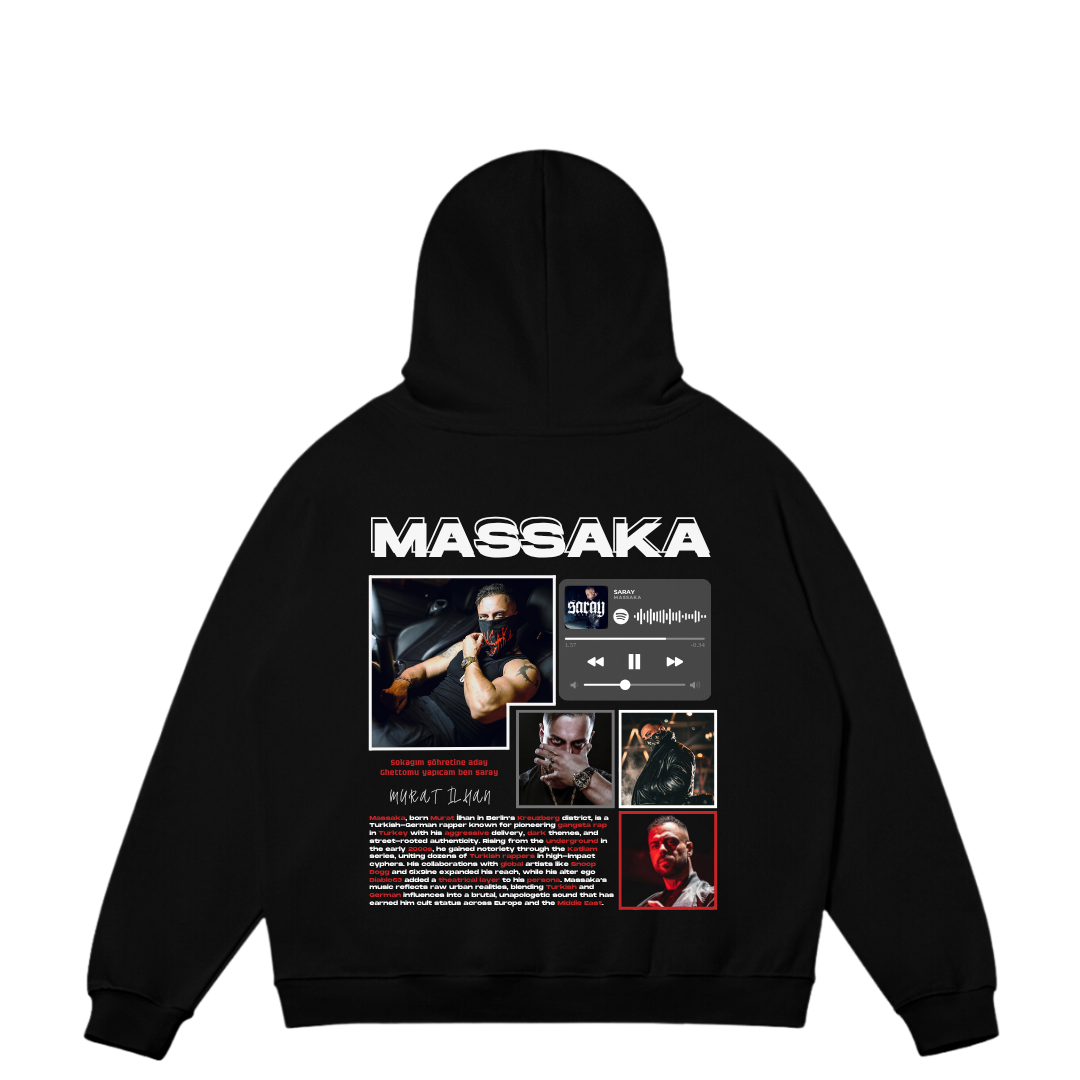 VISTELLA™ Kişiye Özel Oversize Massaka Hoodie