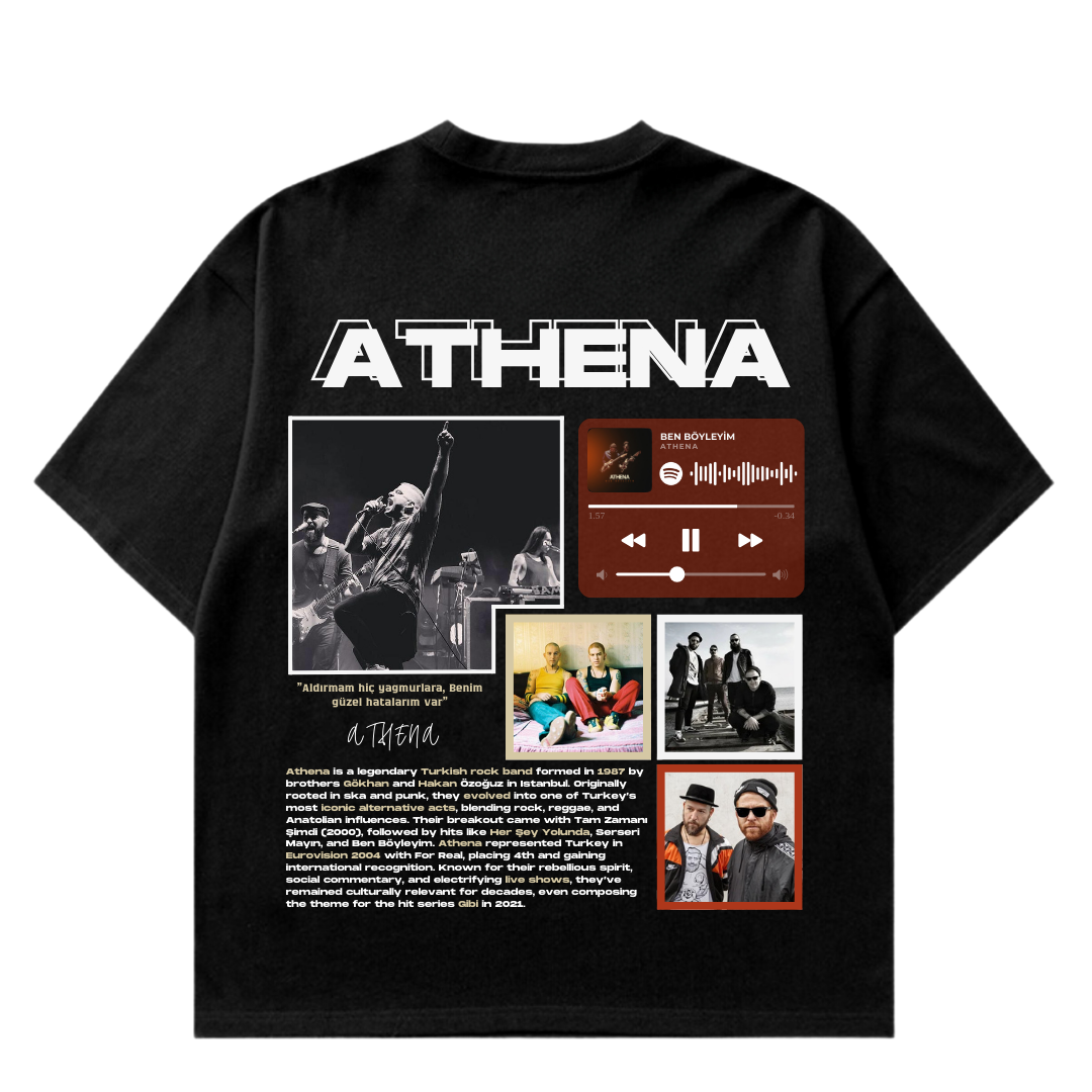 VISTELLA™ Kişiye Özel Oversize Athena T-shirt