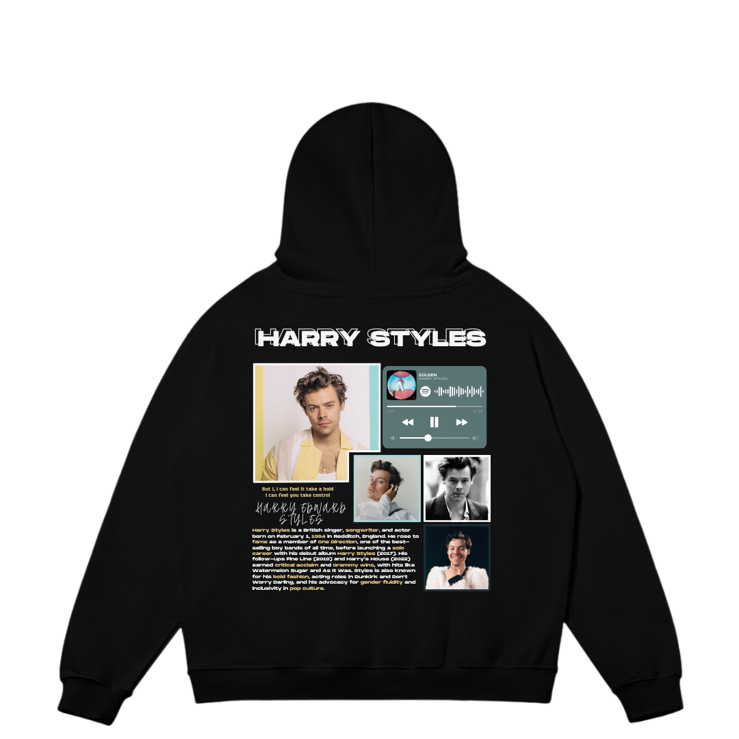 VISTELLA™ Kişiye Özel Oversize Harry Styles Hoodie