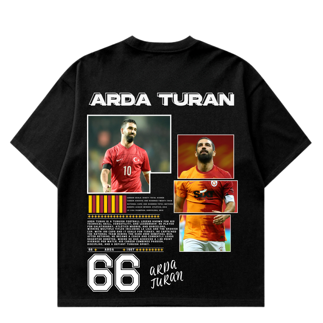 VISTELLA™ Kişiye Özel Oversize Arda Turan T-shirt