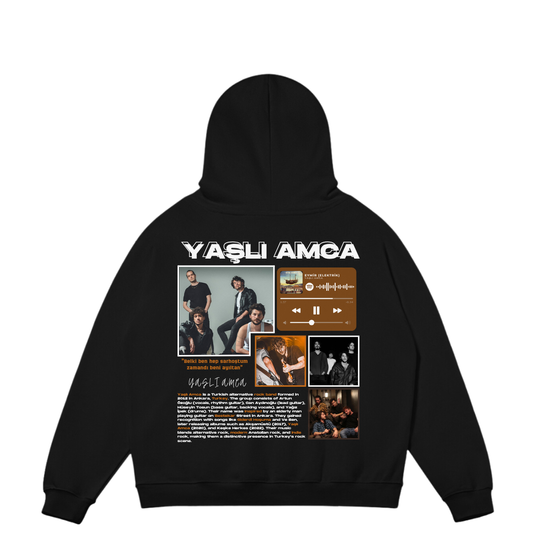VISTELLA™ Kişiye Özel Oversize Yaşlı Amca Hoodie