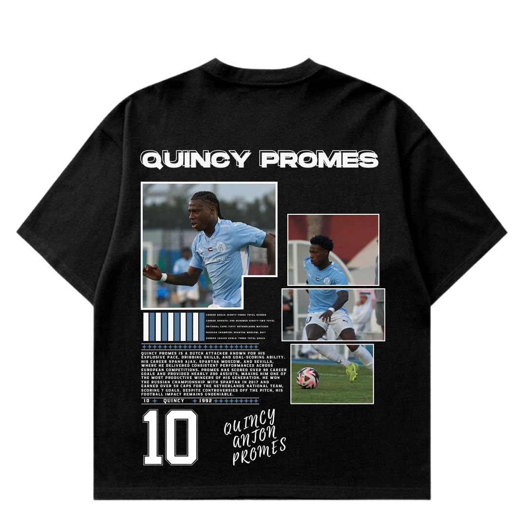 VISTELLA™ Kişiye Özel Oversize Quincy Promes T-shirt