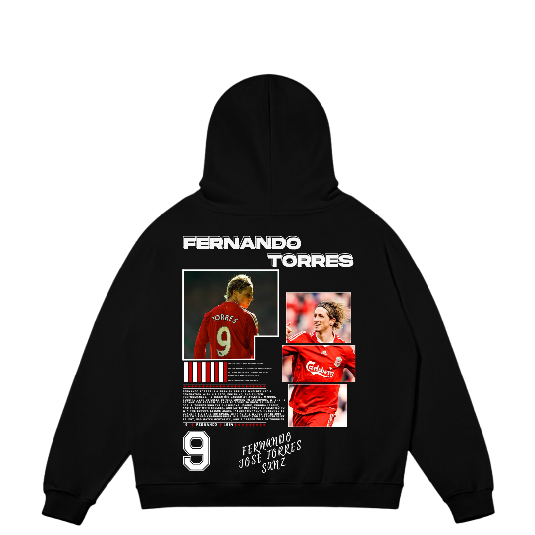 VISTELLA™ Kişiye Özel Oversize Fernando Torres Hoodie