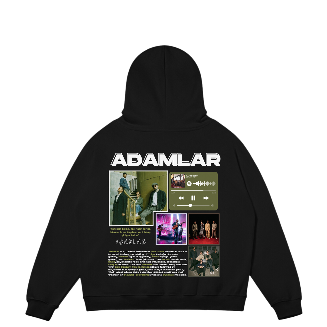 VISTELLA™ Kişiye Özel Oversize Adamlar Hoodie