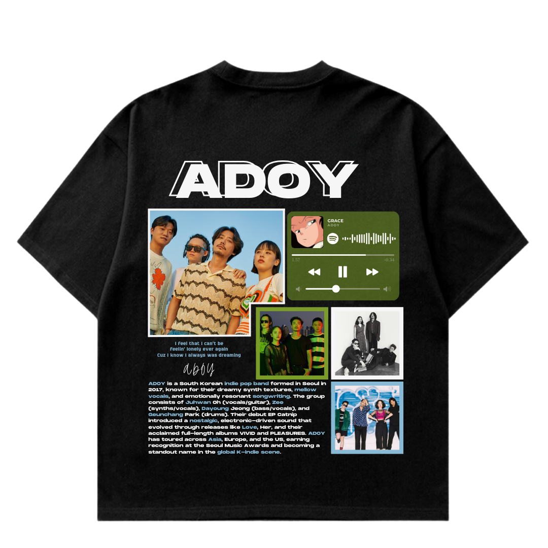 VISTELLA™ Kişiye Özel Oversize Adoy T-shirt